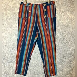 Chaser Women's striped pants Size S New with tag